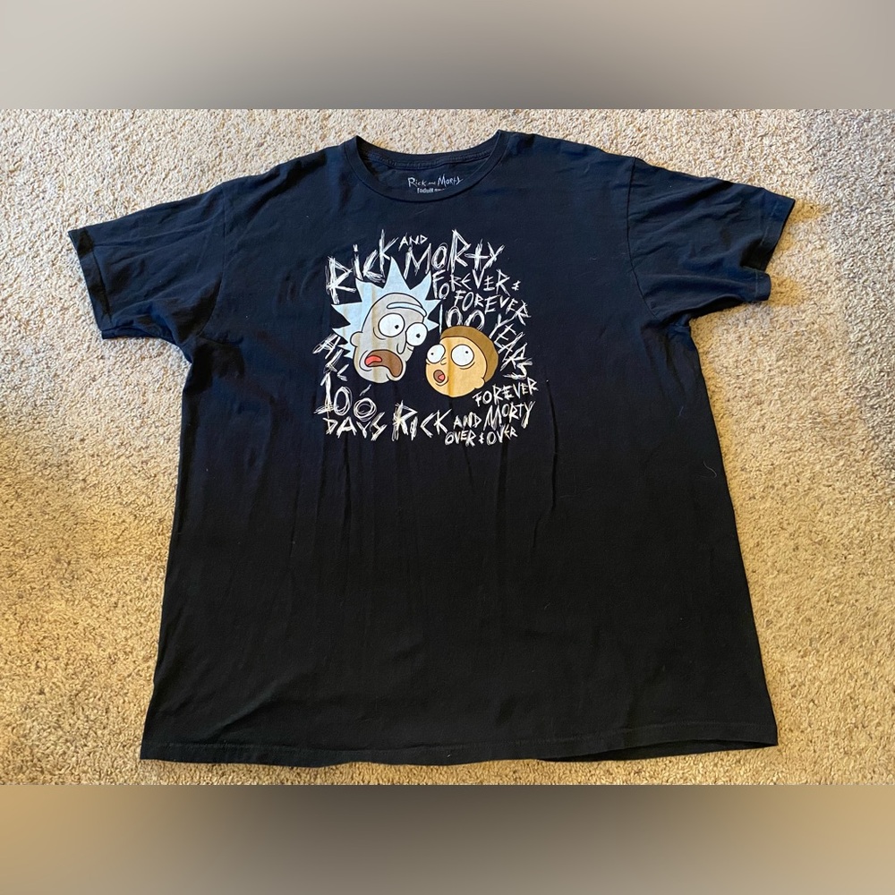 Men’s Rick & Morty Forever And Forever Size 2X